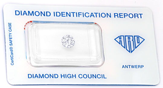 Foto 1 - Diamant, HRD Gutachten, 1,003ct Lupenrein Weiss Diamond, D5695