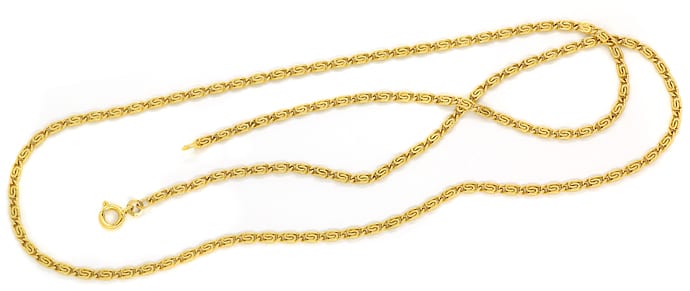 Foto 1 - Goldkette S-Kette in 60cm Länge aus massiv Gelbgold 333, K3132