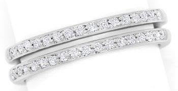 Foto 1 - Diamantring Allianz Ring mit 30 Brillanten in Weißgold, S9503