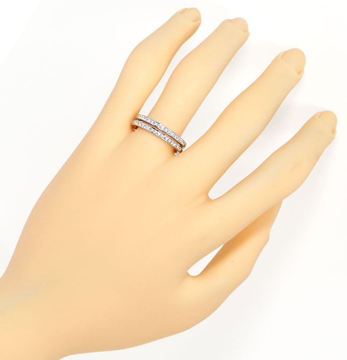 Foto 4 - Diamantring Allianz Ring mit 30 Brillanten in Weißgold, S9503