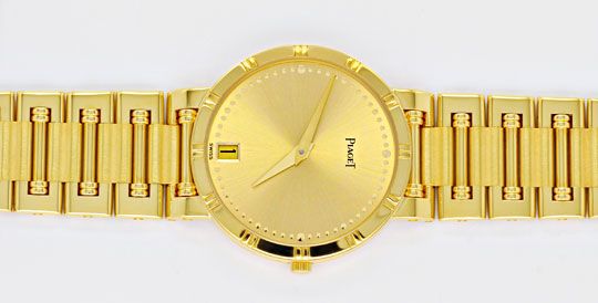 Foto 1 - Piaget Dancer Herren-Armband-Uhr, 18K Gelb Gold, U1033