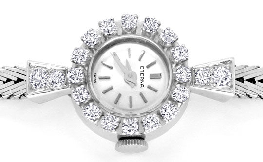 Foto 5 - Eterna Diamant Damen-Armbanduhr 0,68ct Weißgold Topuhr, U1232